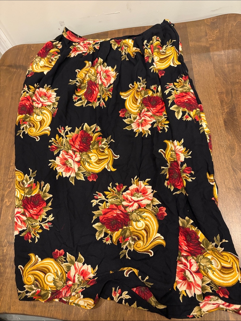 Vintage 1990s Ellen Figg skirt, zip up, size 10